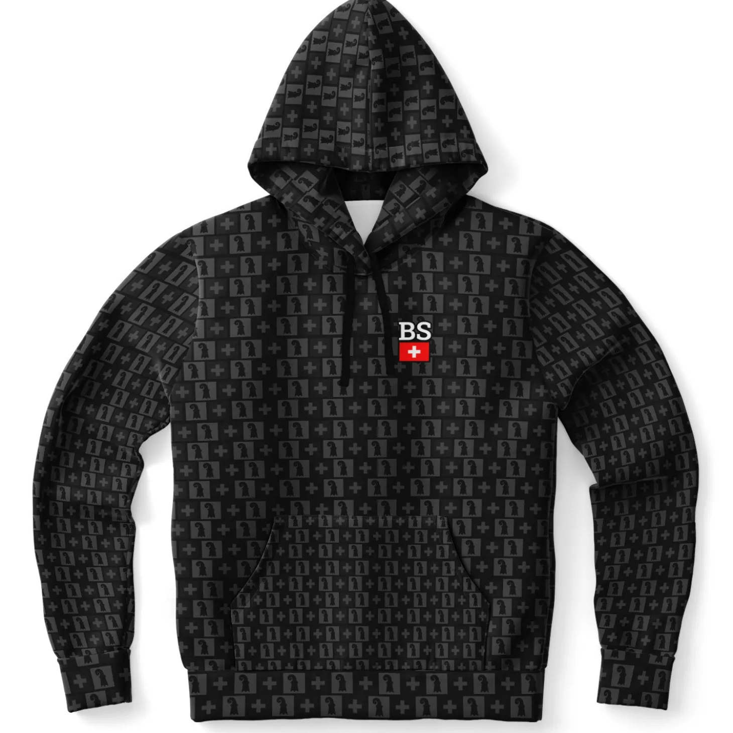 Deluxe Hoodie - Basel-Stadt Muster