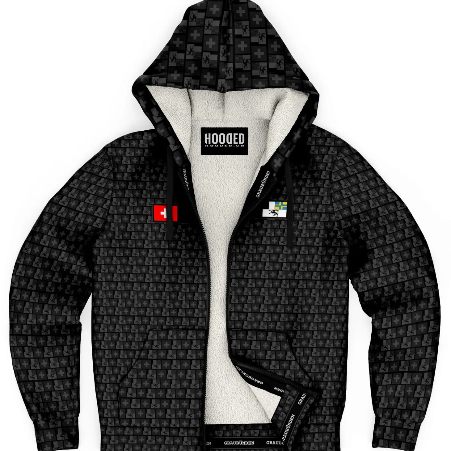 Deluxe Hoodie - Graubünden Muster