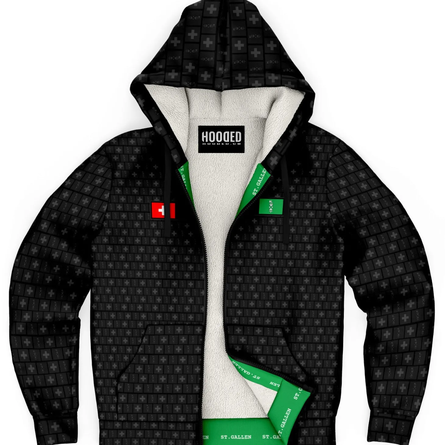 Deluxe Hoodie - St. Gallen Muster