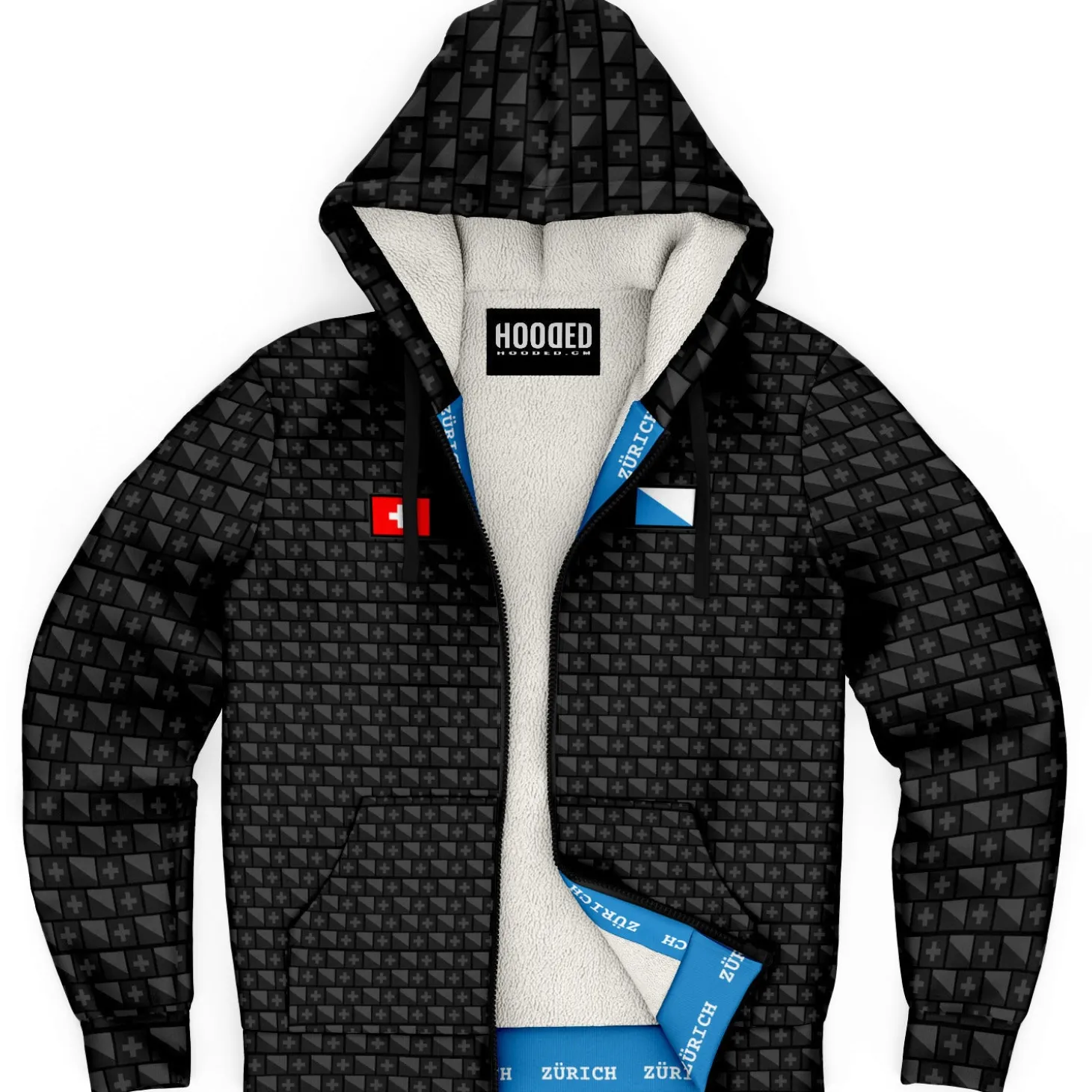 Deluxe Hoodie - Zürich Muster