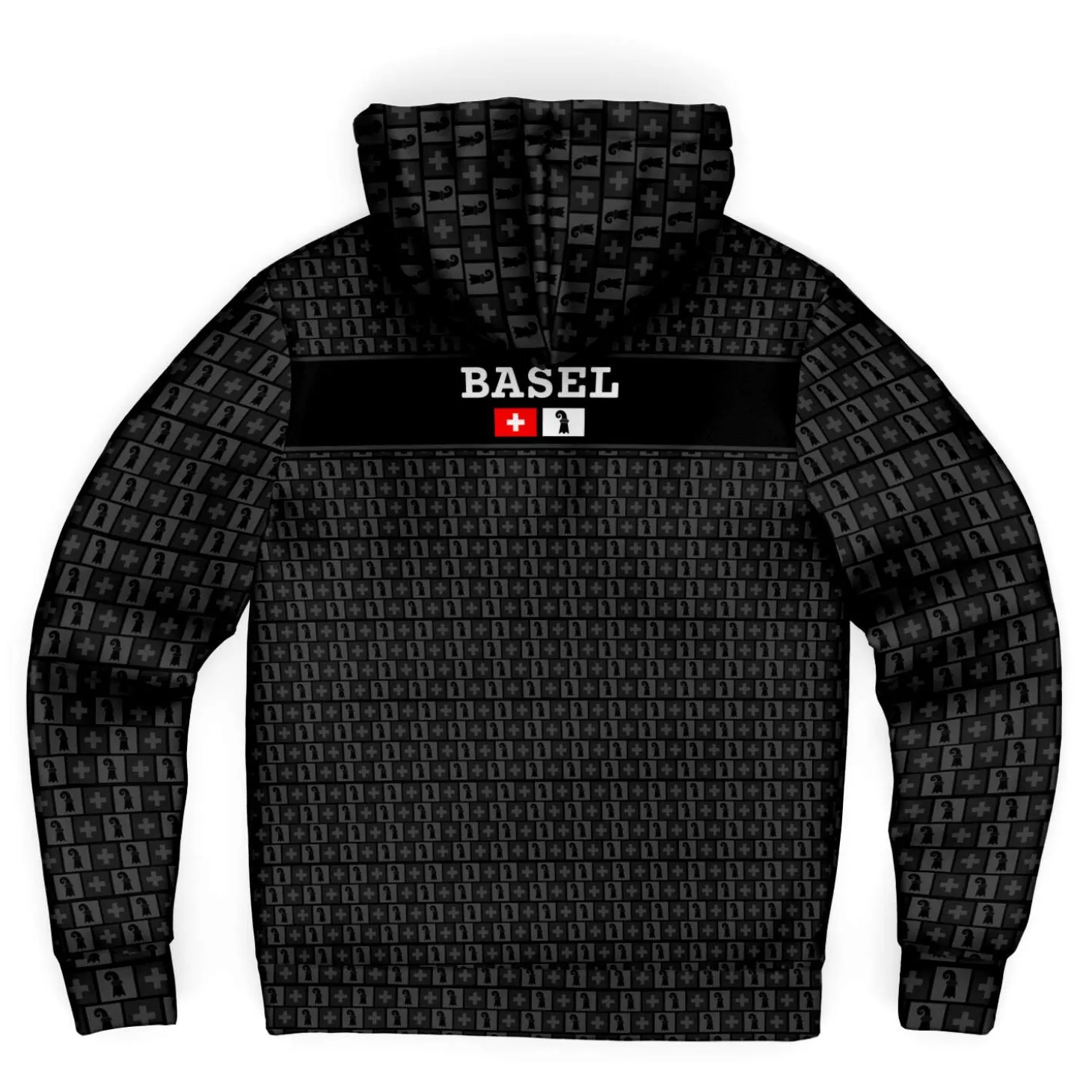 Deluxe-Hoodie | Muster Basel-Stadt