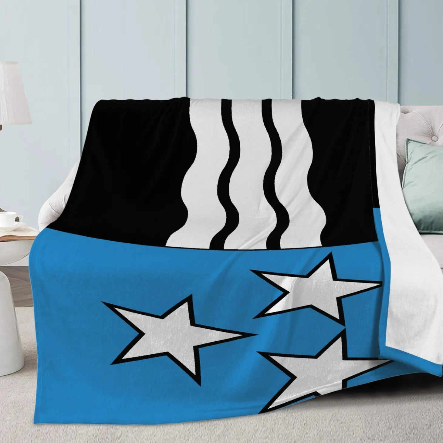 Fleecedecke Aargau Flagge