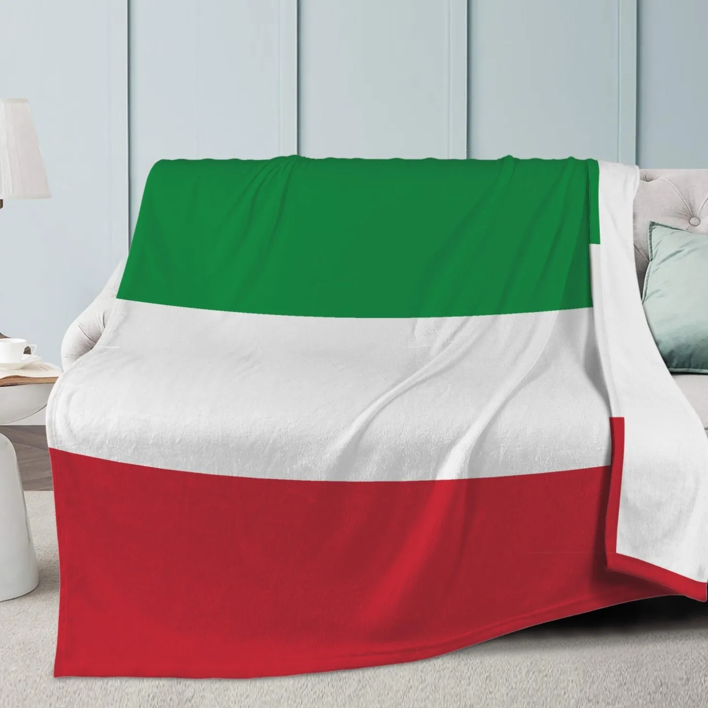 Fleecedecke Italien Flagge