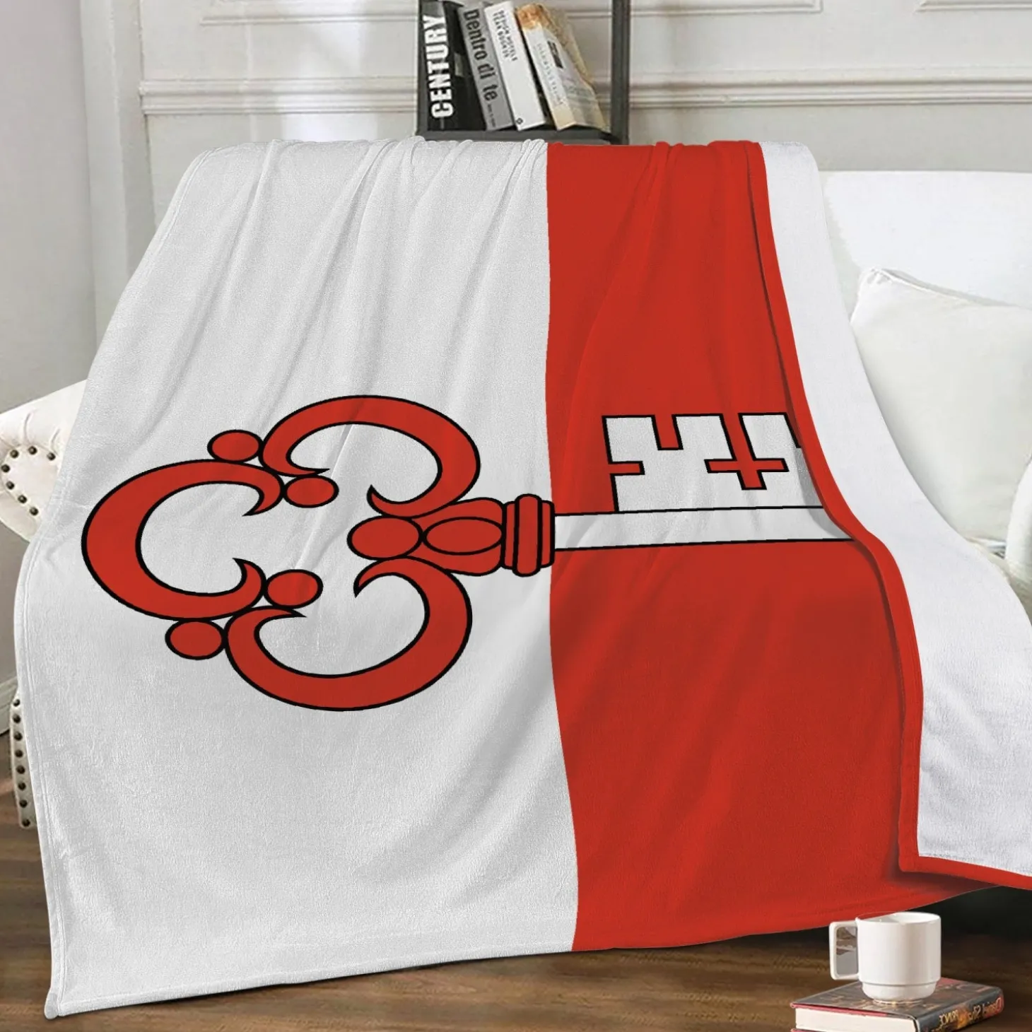Fleecedecke Obwalden Flagge