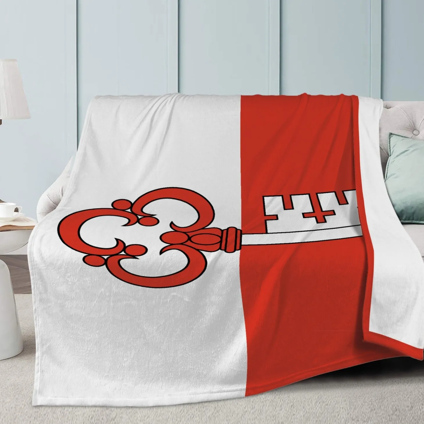 Fleecedecke Obwalden Flagge