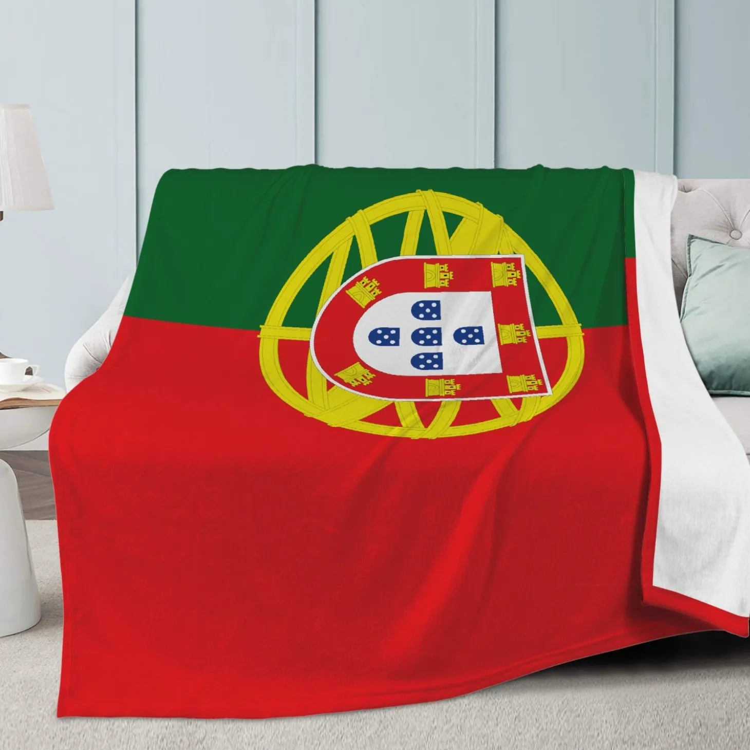 Fleecedecke Portugal Flagge