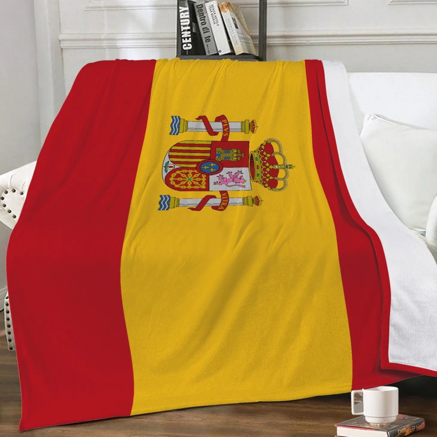 Fleecedecke Spanien Flagge