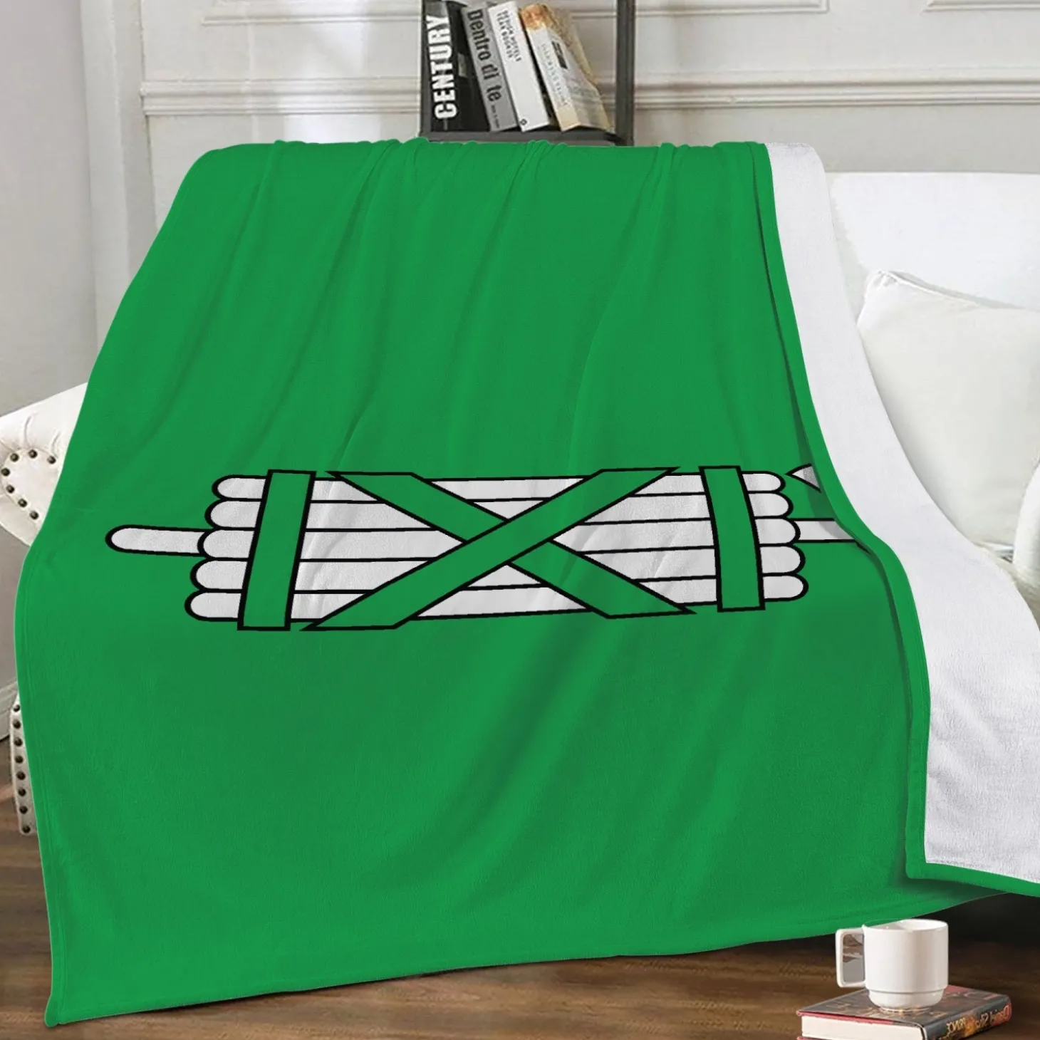 Fleecedecke St. Gallen Flagge
