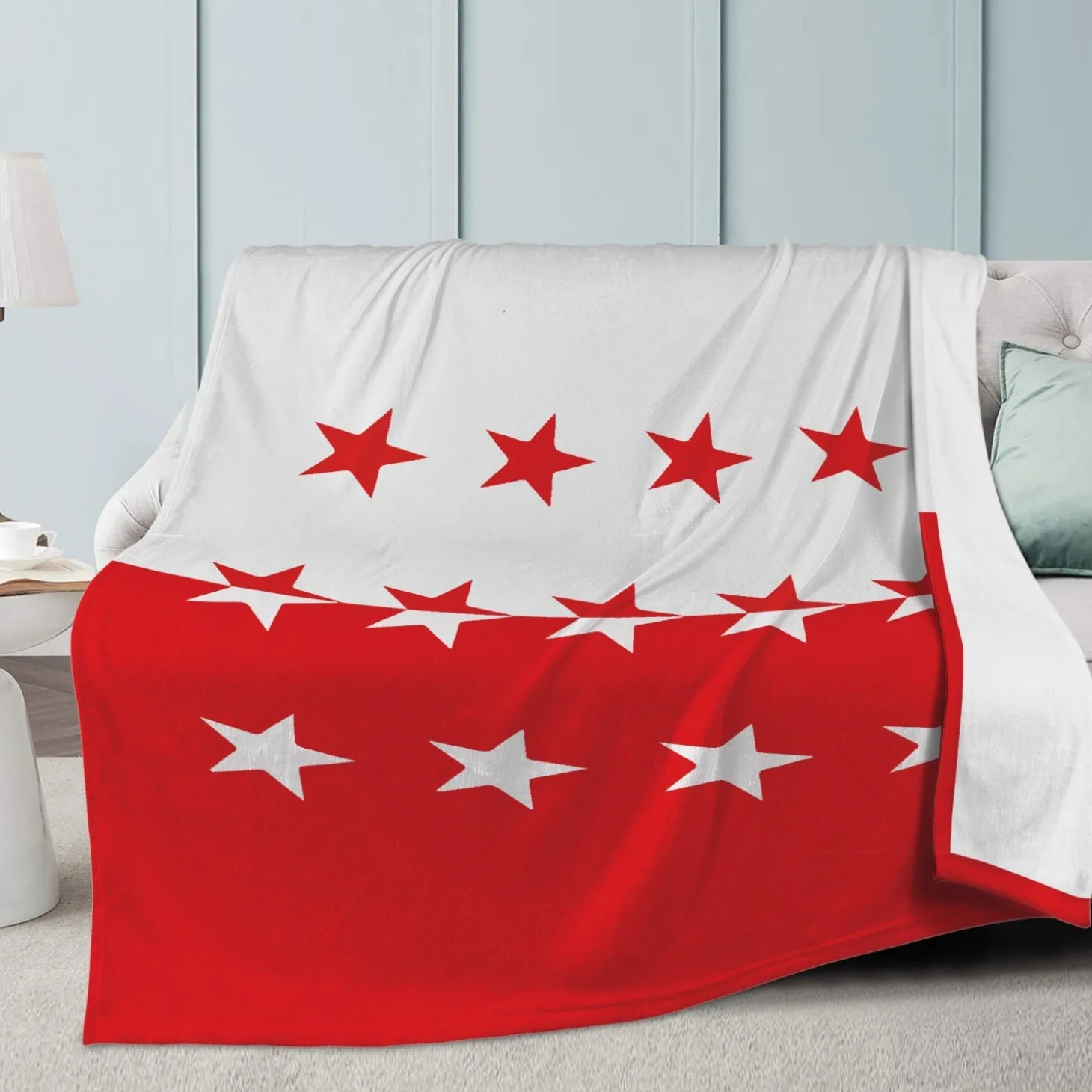 Fleecedecke Wallis Flagge