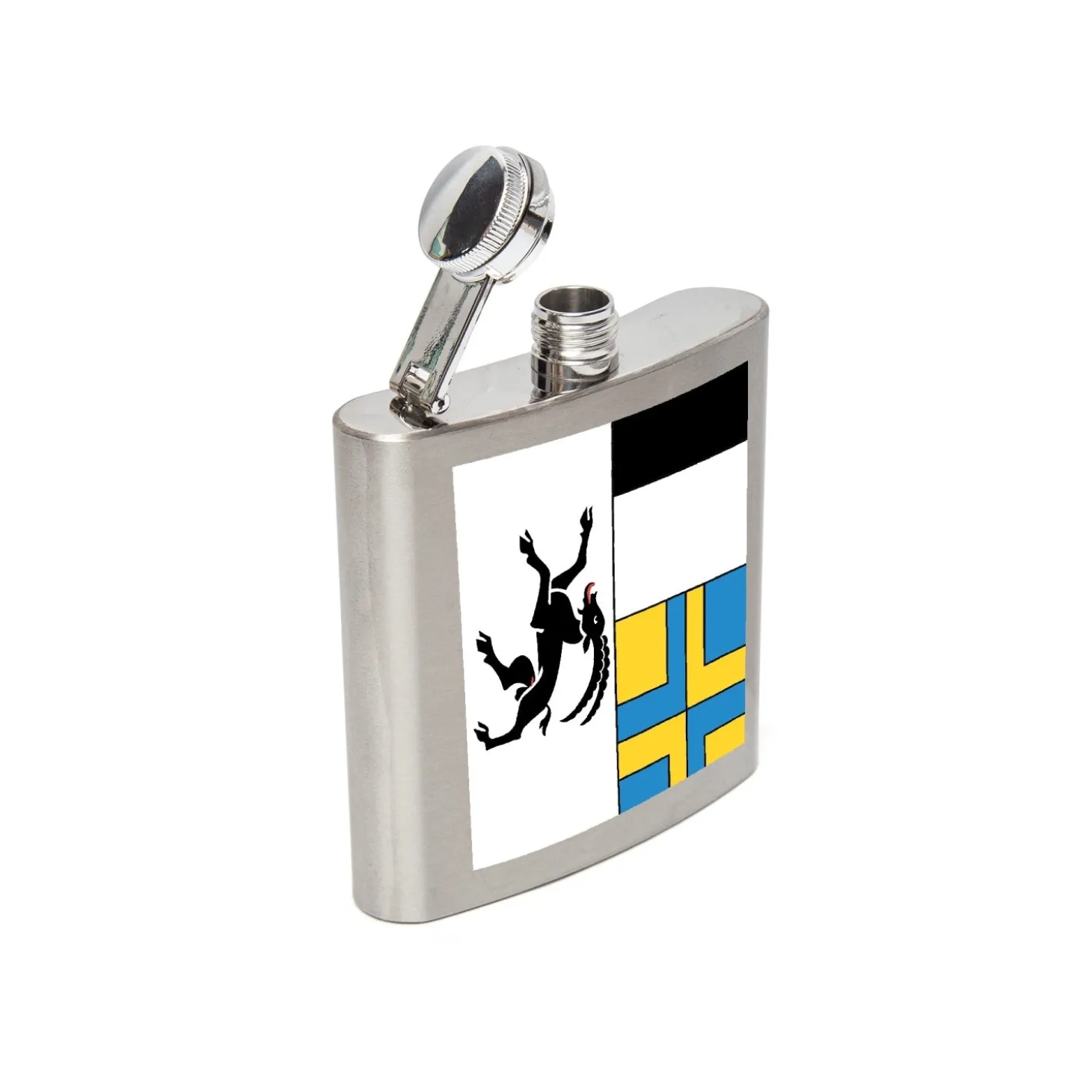 Graubünden Taschenflasche aus Edelstahl