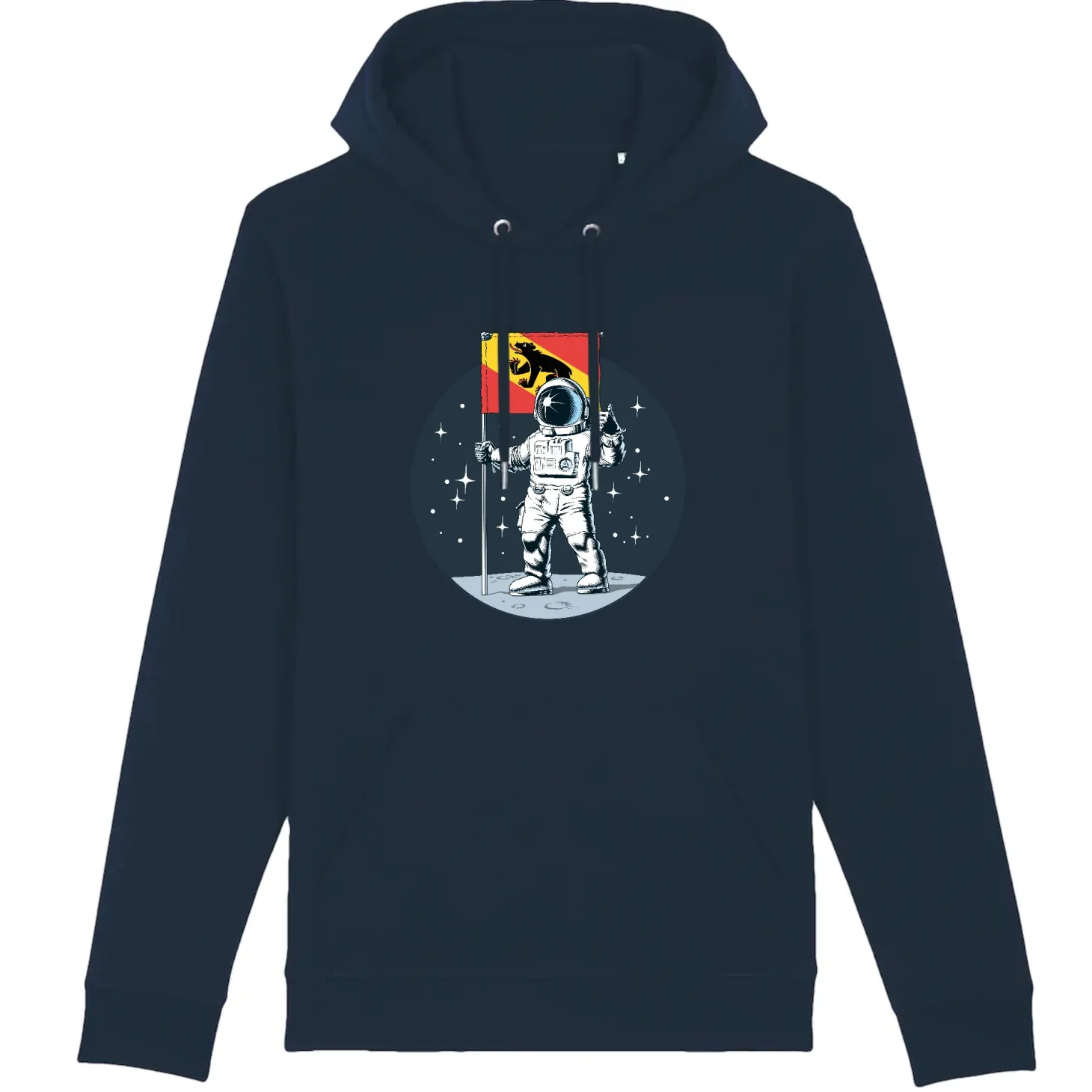 Hoodie Bern to the Moon - Premium Bio-Hoodie