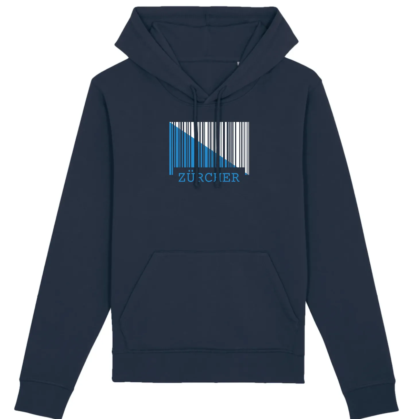 Hoodie BIO | Zürcher Barcode