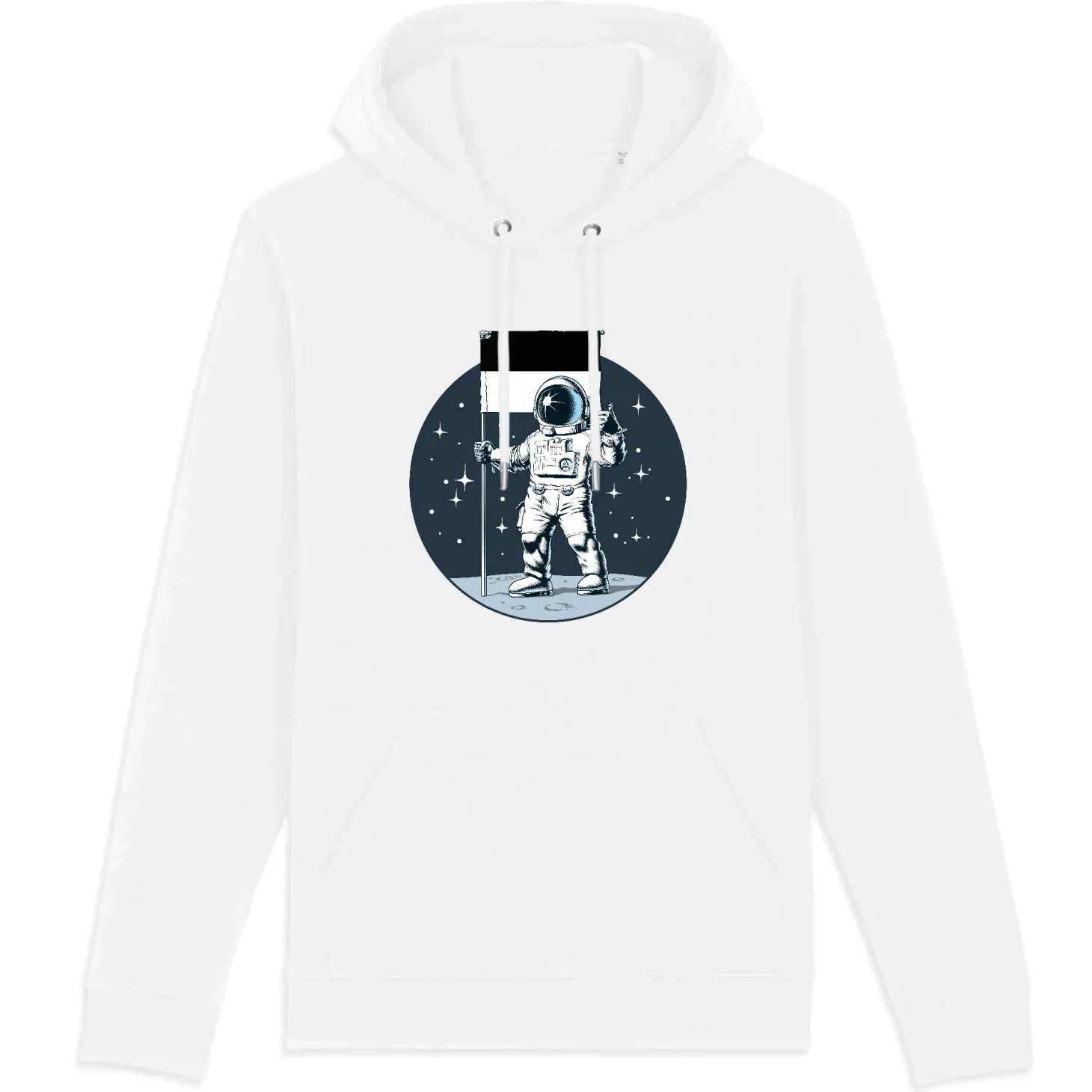 Hoodie Fribourg to the Moon – Premium Bio-Hoodie