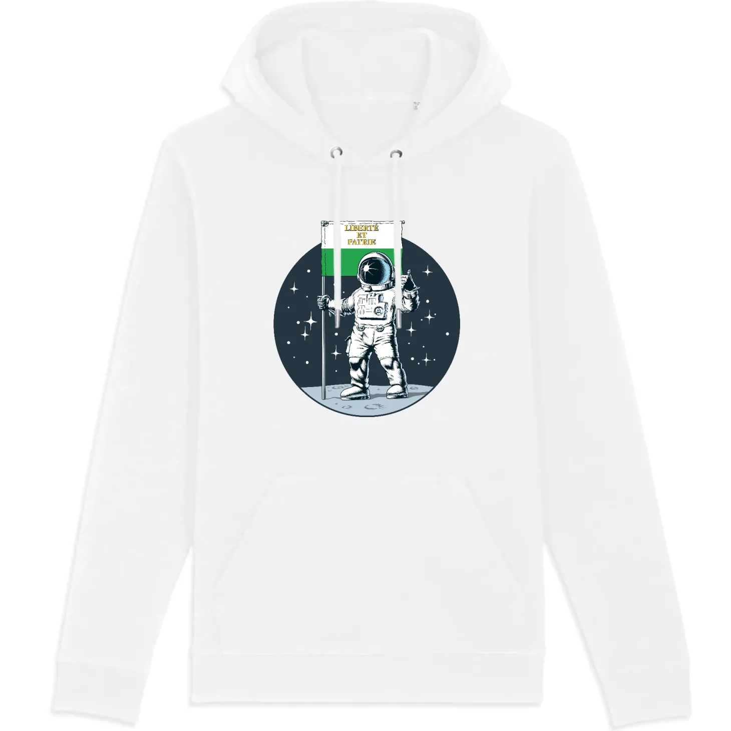 Hoodie Vaud to the Moon – Premium Bio-Hoodie