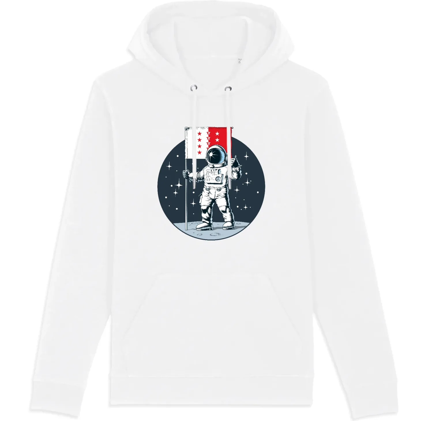 Hoodie Wallis to the Moon - Premium Bio-Hoodie