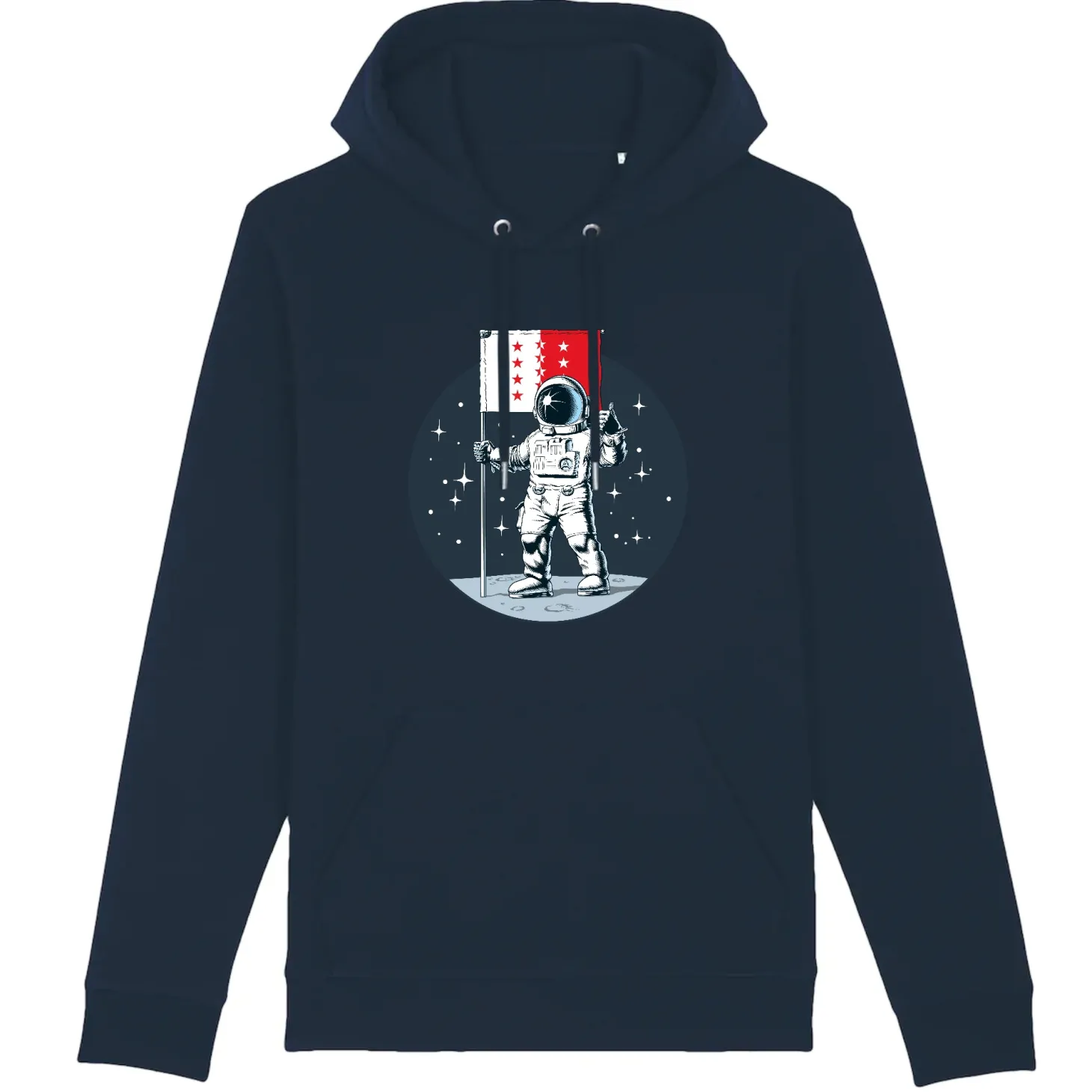 Hoodie Wallis to the Moon - Premium Bio-Hoodie