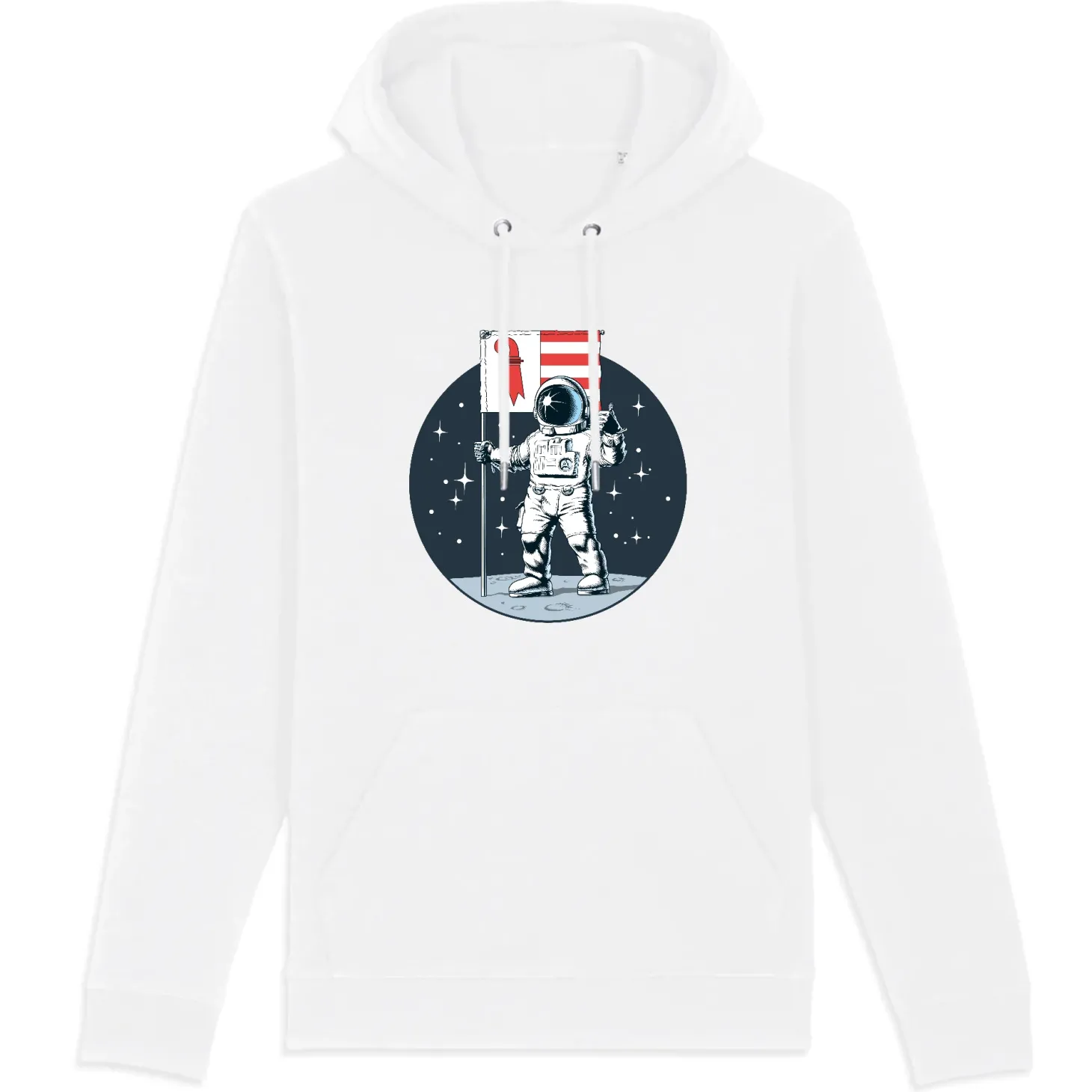 Jura to the Moon Hoodie – Premium Bio-Hoodie