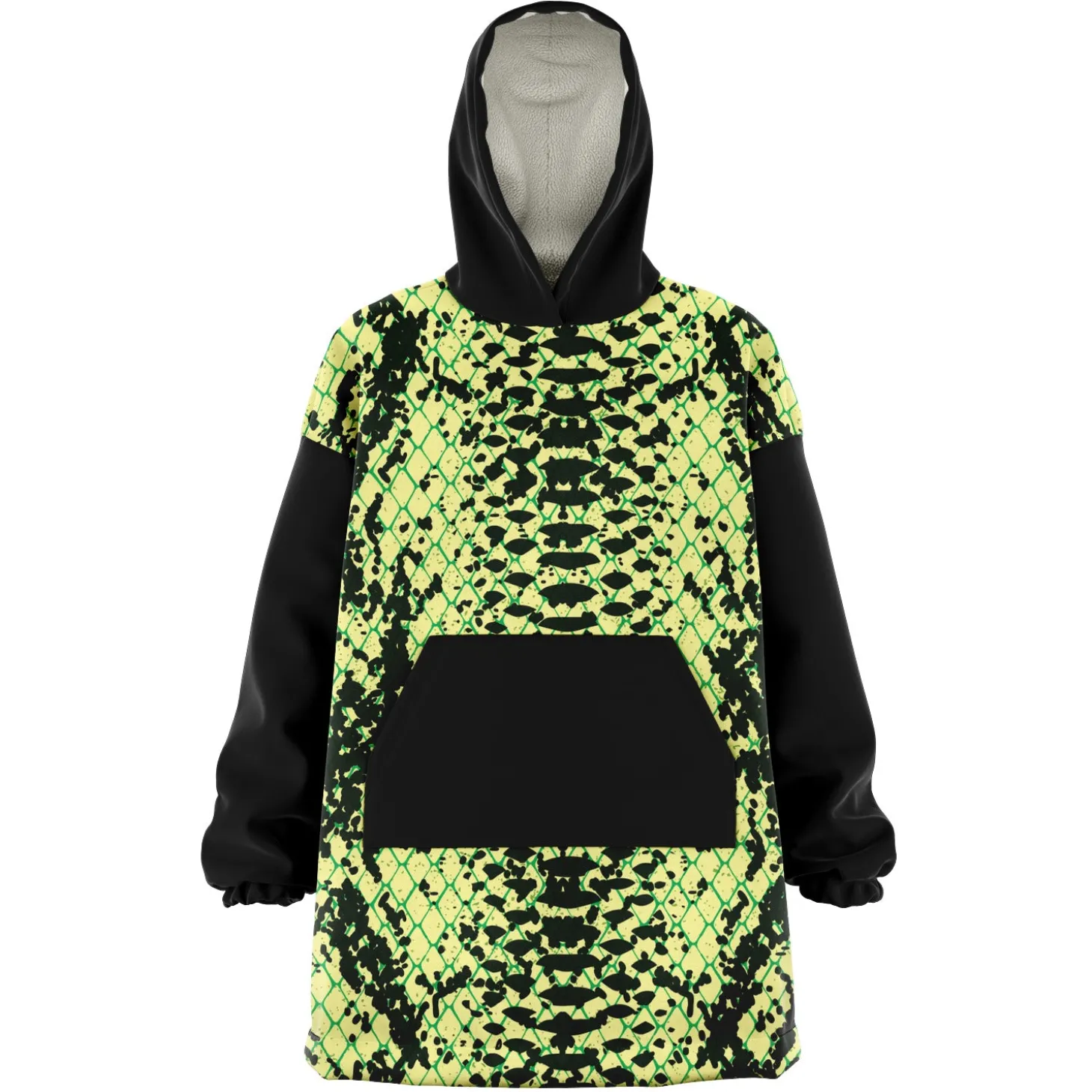Kuscheliger Kapuzenpullover – Schlange