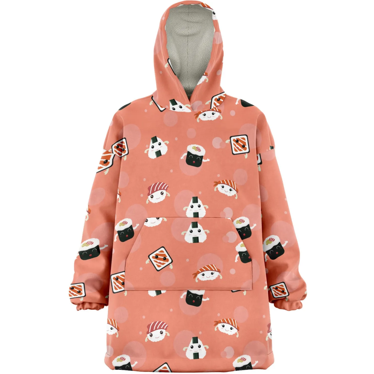 Kuscheliger Kapuzenpullover – Sushi