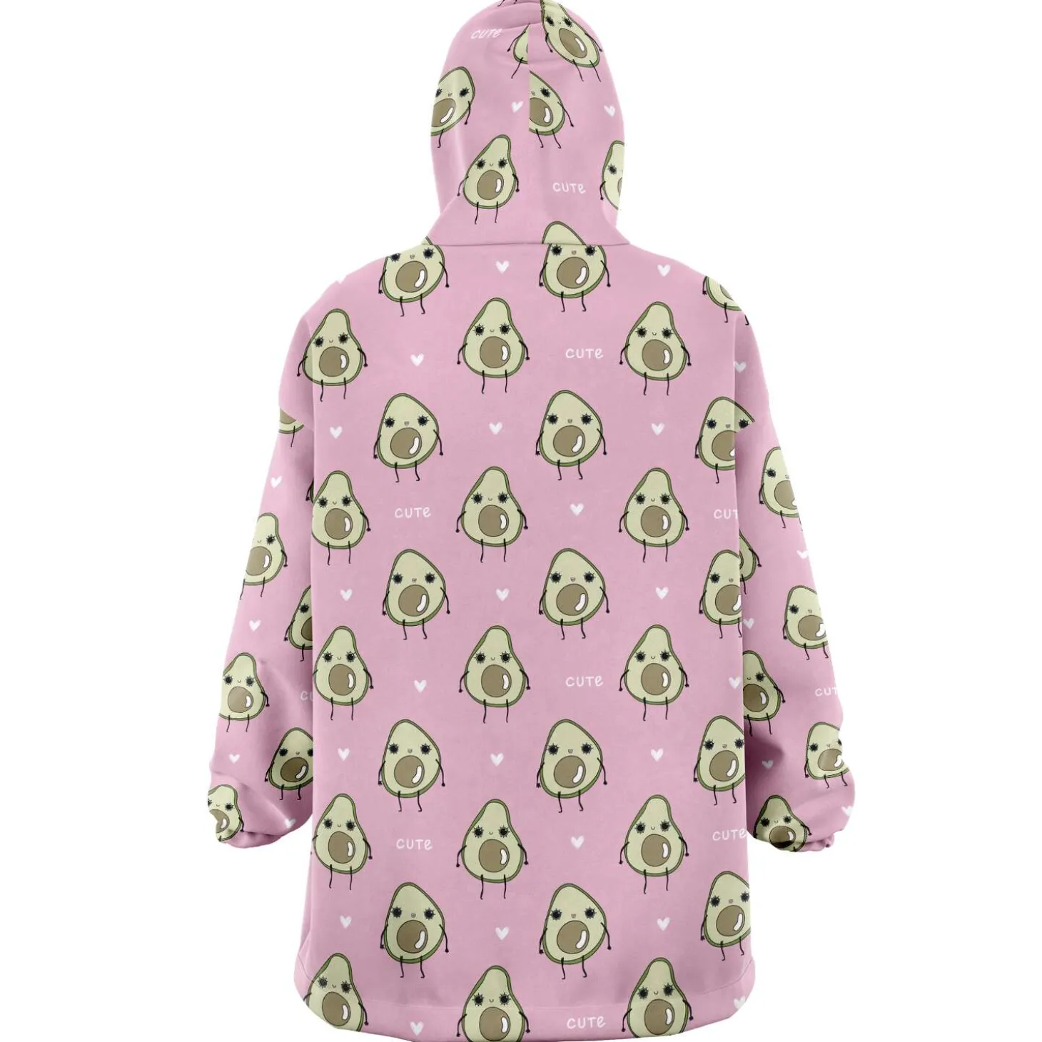 Kuscheliger Kapuzenpullover – Avocado