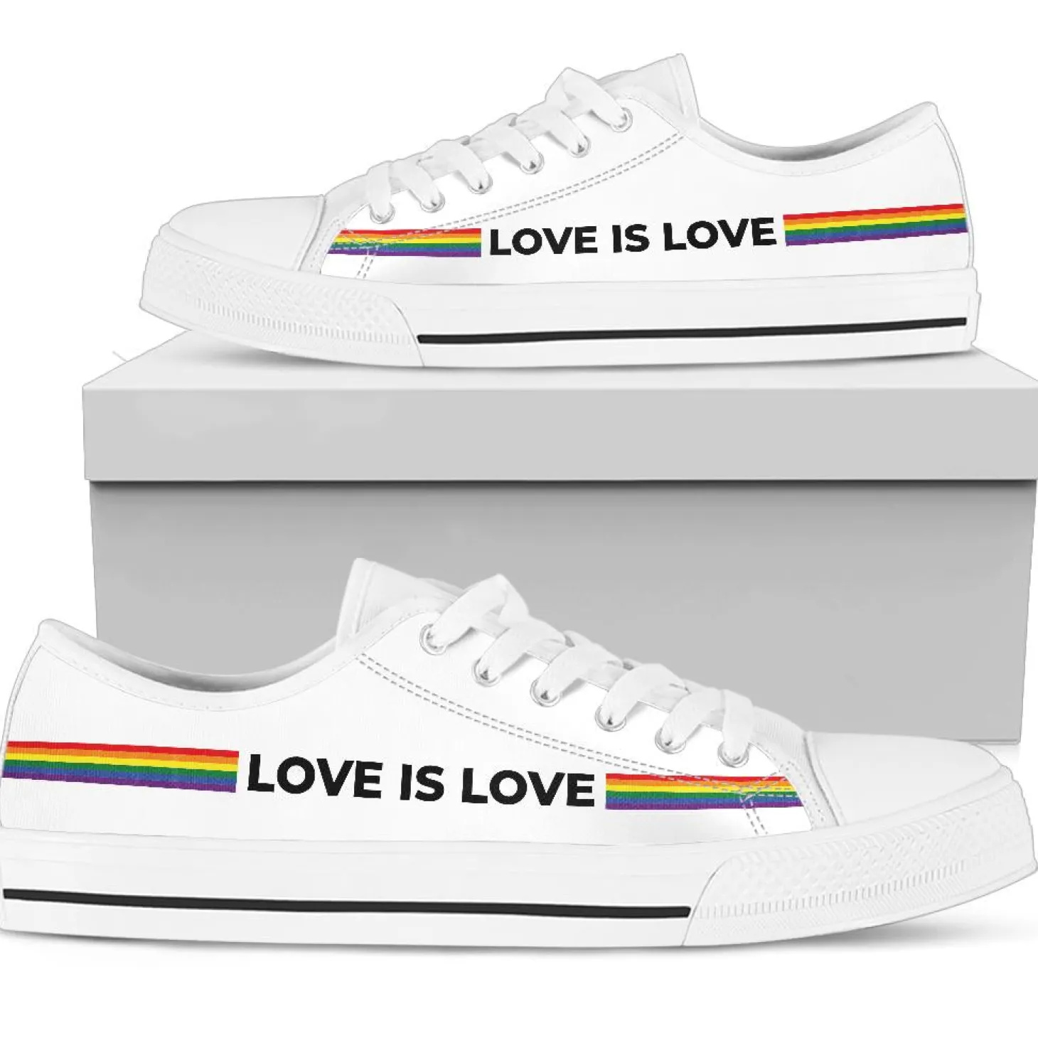 Love is Love Sneaker - Damengröße