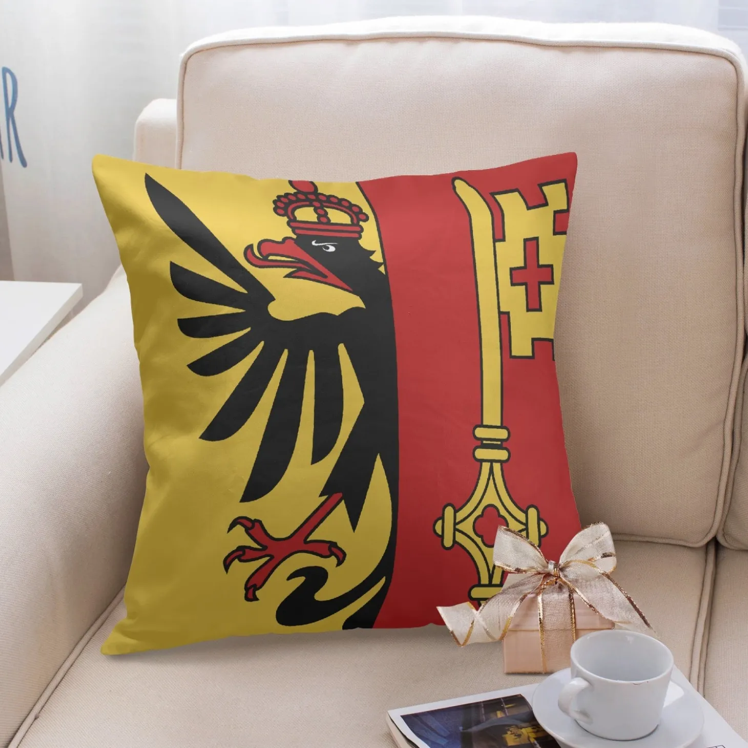 Quadratischer Kissenbezug Genf