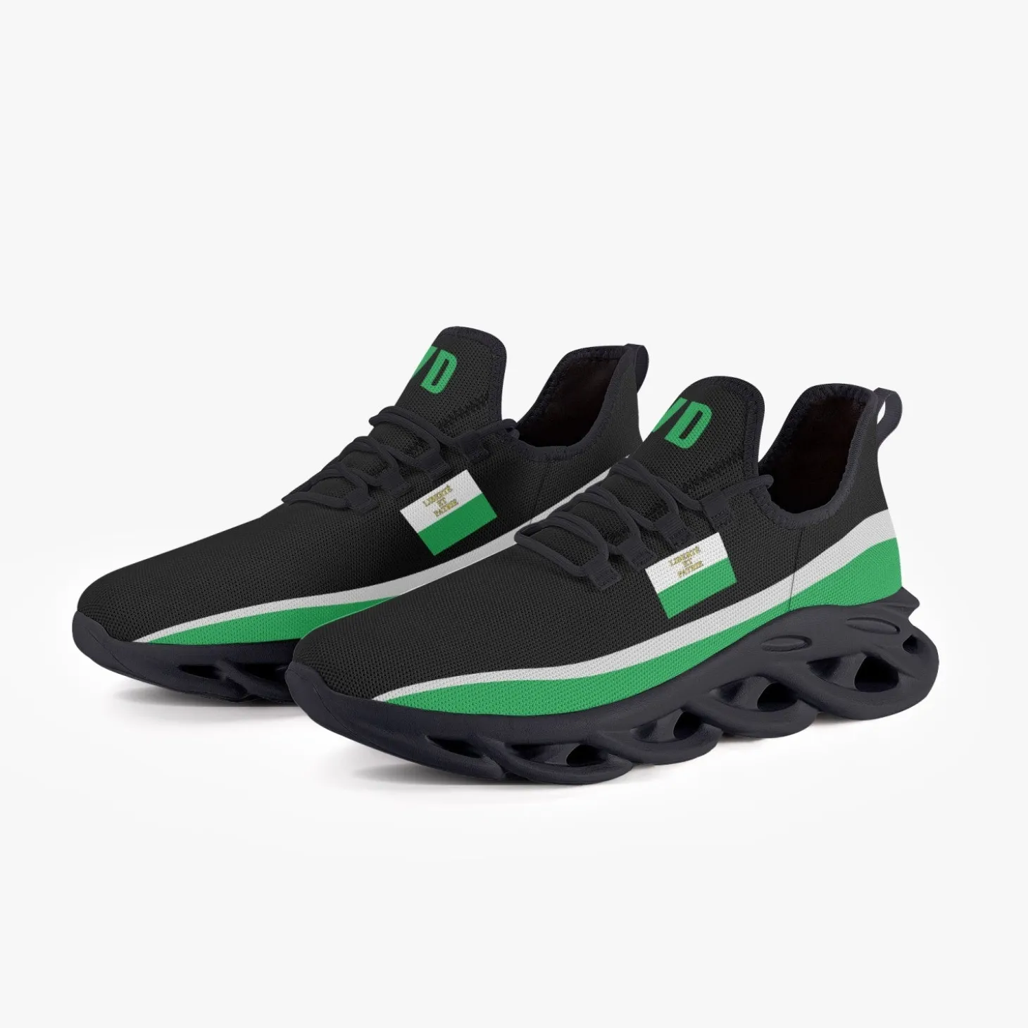 Schwarze Vaud-Sneaker – Herren Damen