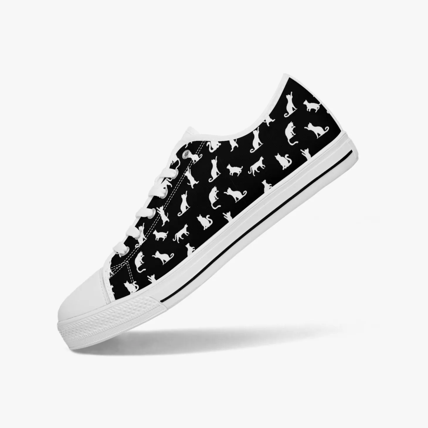 Sneakers - Muster Kleine Katzen