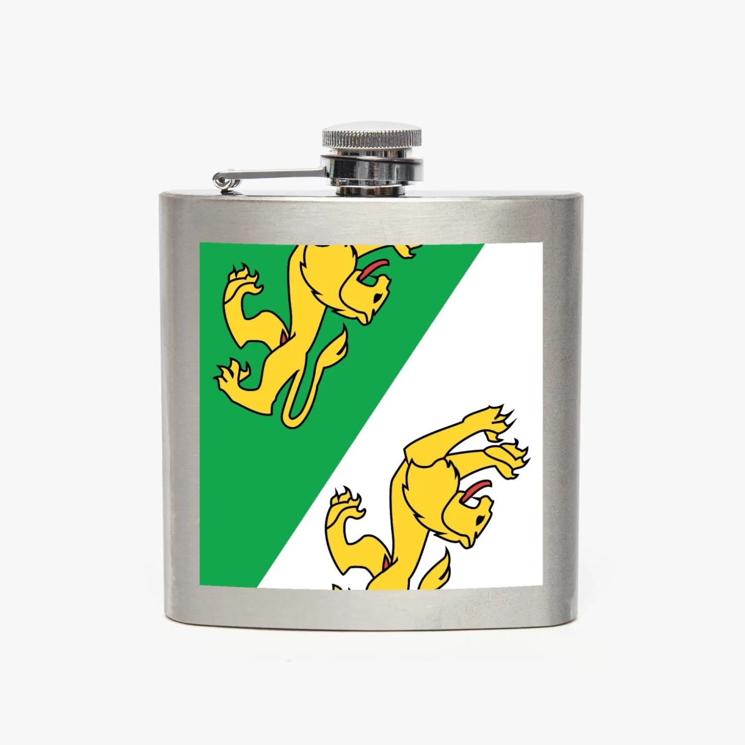 St. Galler Taschenflachmann aus Edelstahl