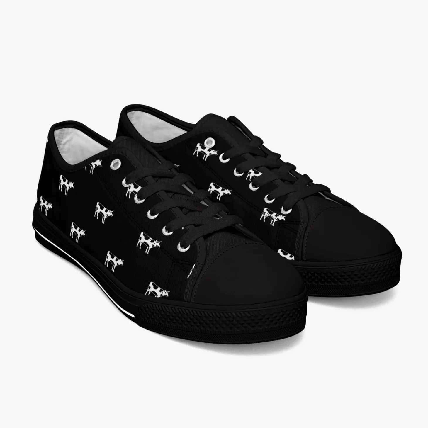 Turnschuhe - Kuh-Motiv