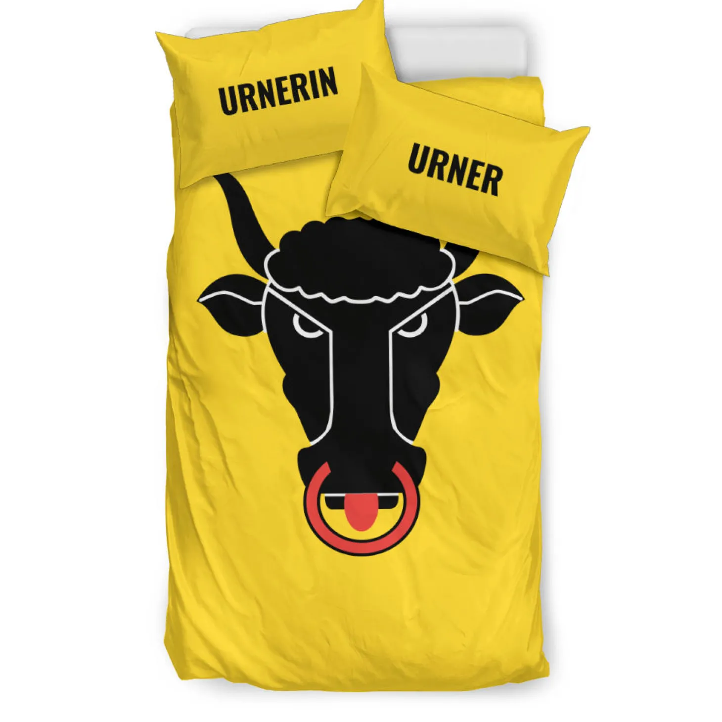Urnerin / Urner Bettbezug + Kissenbezüge