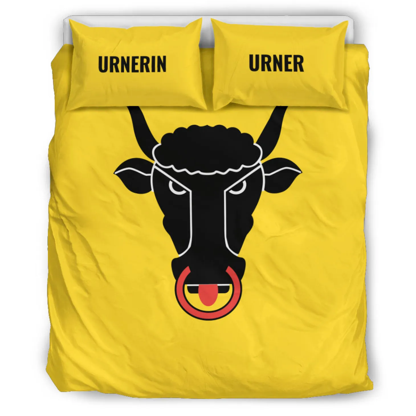 Urnerin / Urner Bettbezug + Kissenbezüge