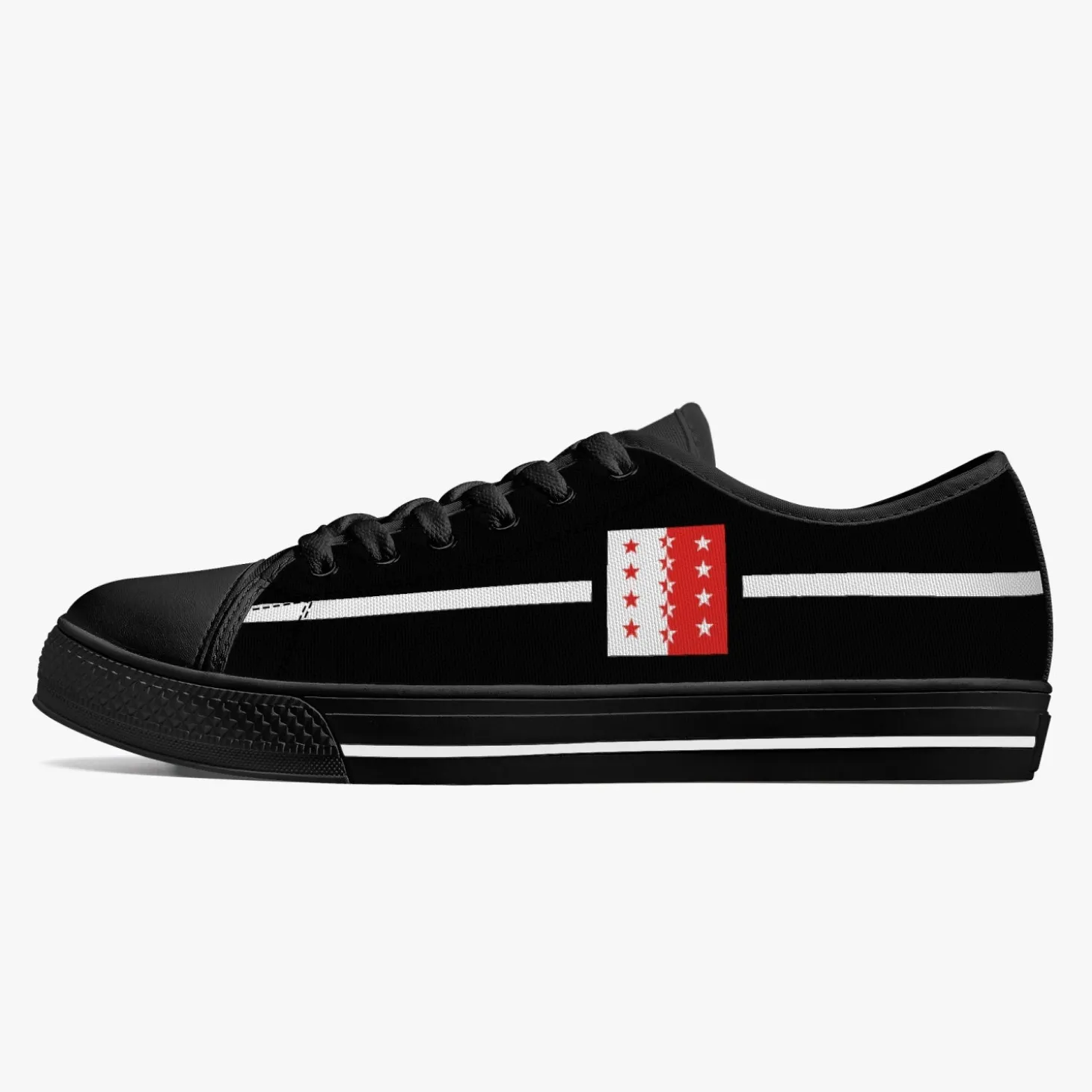 Walliser Halbschuhe - Schwarz