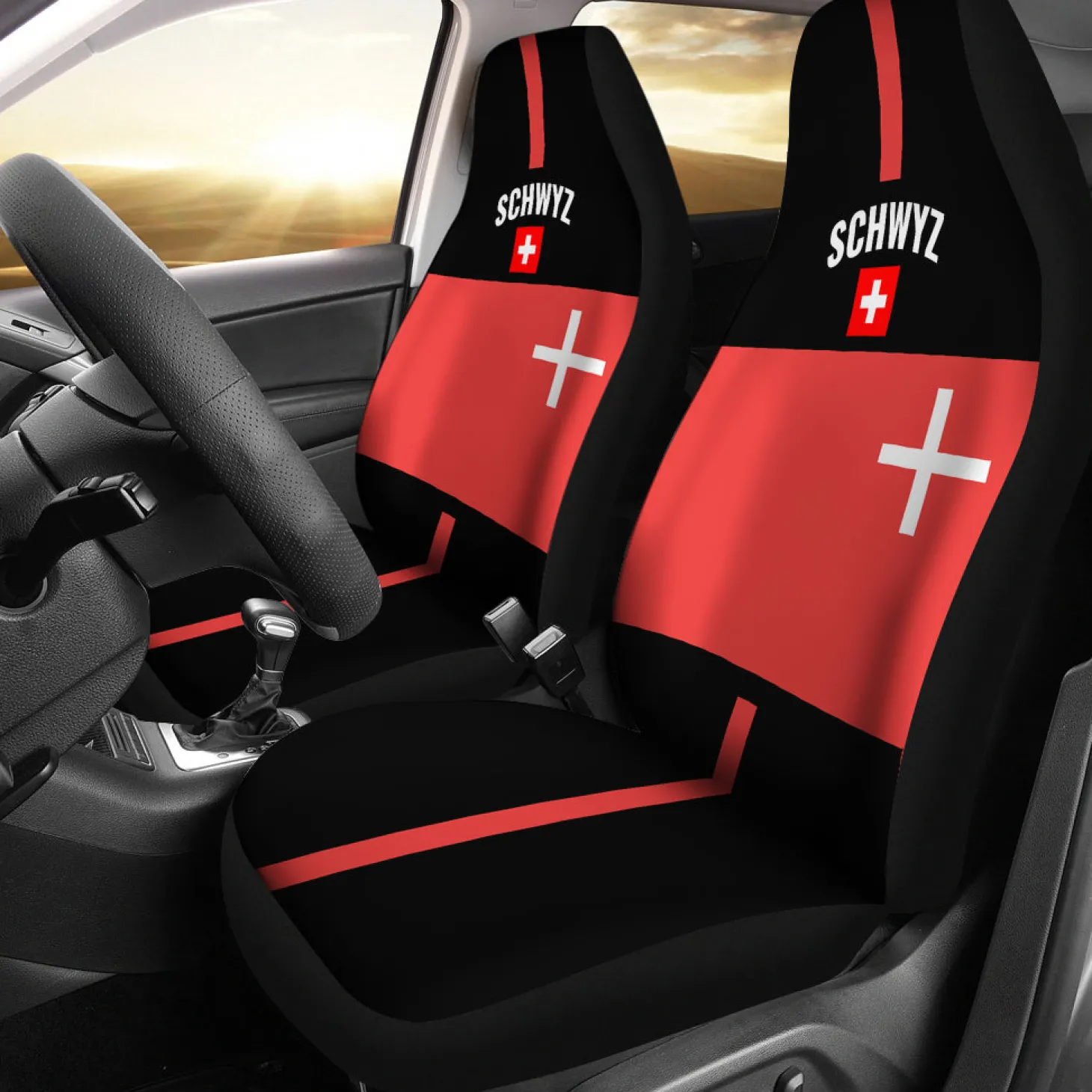 2x Autositzbezüge | Schwyz